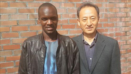 오창석(오른쪽) 마라톤 국가대표 코치와 오주한. [오창석 마라톤 국가대표 코치 제공]